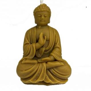 Vela Figura Miel Buda Meditación 250g.